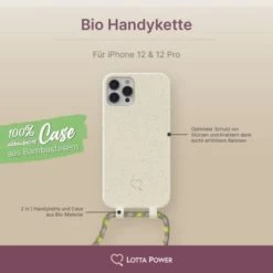 Lotta Power DIVERS SoftCase Bio Handy-Kette IPhone 12/12 Pro Beige/Sandstone -Audio Rabatte 28180980 04