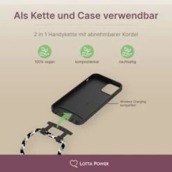 Lotta Power DIVERS SoftCase Bio Handy-Kette IPhone 12/12 Pro Black -Audio Rabatte 28180999 03