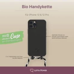 Lotta Power DIVERS SoftCase Bio Handy-Kette IPhone 12/12 Pro Black -Audio Rabatte 28180999 04