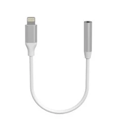 Xlayer KABEL Kabel Adapter Lightning Auf 3,5 Mm AUX White/Silver 0.15 M