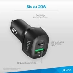 Xlayer WIRELESS : MagFix Pro Magsafe 15W Wireless KFZ Handyhalter Mit USB-C Kabel Und Dual Charger Schnellader Fürs Auto Kompatibel Für IPhone 12/13/14 Schwarz -Audio Rabatte 28181037 06