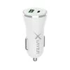 Xlayer CHARGER Kfz-Ladegerät Typ C (USB-C)/USB QC3.0 18W Dual Car Charger White -Audio Rabatte 28181181 01