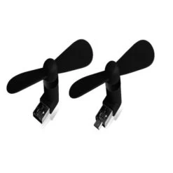 Xlayer COLOURLINE Ventilator Colour Line Mini Fan 2-in-1 Micro USB & USB