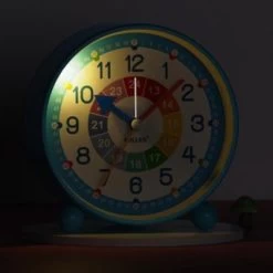Debuy 4 Zoll Kinder Frühes Lernen Anerkennung Zeit Kleine Wecker Kreative Cartoon Stille Uhr Wecker -Audio Rabatte 28764903 03