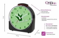 CreaDesign Kinder Funkwecker Weiß Personalisiert Mit Namen Krone -Audio Rabatte 28901428 05