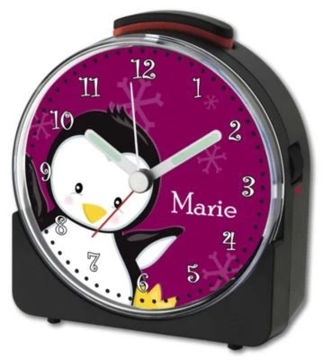 CreaDesign Kinder Funkwecker Weiß Personalisiert Mit Namen Pinguin 5 CreaDesign Kinder Funkwecker Weiß Personalisiert Mit Namen Pinguin - Image 3