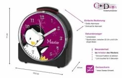 CreaDesign Kinder Funkwecker Weiß Personalisiert Mit Namen Pinguin 11 CreaDesign Kinder Funkwecker Weiß Personalisiert Mit Namen Pinguin -Audio Rabatte 28901460 05