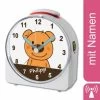 CreaDesign Kinder Funkwecker Weiß Personalisiert Mit Namen Teddy Bär 12-Stunden-Anzeigeformat, Geräuschlos/Ohne Ticken, Nachtlicht 2 CreaDesign Kinder Funkwecker Weiß Personalisiert Mit Namen Teddy Bär 12-Stunden-Anzeigeformat, Geräuschlos/Ohne Ticken, Nachtlicht -Audio Rabatte 28901472 01