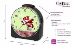 CreaDesign Kinder Funkwecker Weiß Personalisiert Mit Namen Glückspilz -Audio Rabatte 28901486 02