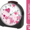 CreaDesign Kinder Funkwecker Weiß Personalisiert Mit Namen Herz -Audio Rabatte 28901495 01