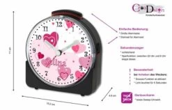 CreaDesign Kinder Funkwecker Weiß Personalisiert Mit Namen Herz -Audio Rabatte 28901495 02