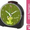 CreaDesign Kinder Funkwecker Weiß Personalisiert Mit Namen Frosch -Audio Rabatte 28901520 01