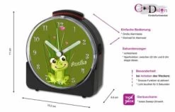 CreaDesign Kinder Funkwecker Weiß Personalisiert Mit Namen Frosch -Audio Rabatte 28901520 02