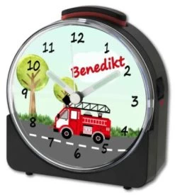 CreaDesign Kinder Funkwecker Weiß Personalisiert Mit Namen Feuerwehr -Audio Rabatte 28901654 03