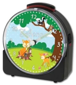 CreaDesign Kinder Funkwecker Weiß Personalisiert Mit Namen Waldtiere -Audio Rabatte 28901672 03