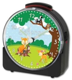 CreaDesign Kinder Funkwecker Weiß Personalisiert Mit Namen Waldtiere -Audio Rabatte 28901672 04