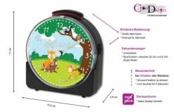 CreaDesign Kinder Funkwecker Weiß Personalisiert Mit Namen Waldtiere -Audio Rabatte 28901672 05