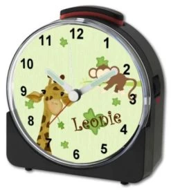 CreaDesign Kinder Funkwecker Weiß Personalisiert Mit Namen Giraffe-Affe -Audio Rabatte 28901728 03