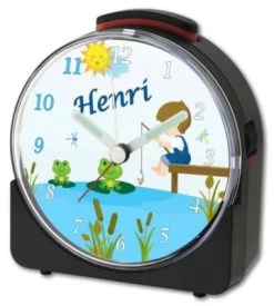 CreaDesign Kinder Funkwecker Weiß Personalisiert Mit Namen Froschteich -Audio Rabatte 28901744 03