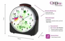 CreaDesign Kinder Funkwecker Weiß Personalisiert Mit Namen Einhorn -Audio Rabatte 28901764 02