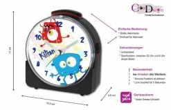CreaDesign Kinder Funkwecker Weiß Personalisiert Mit Namen Monster -Audio Rabatte 28901786 05