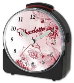 CreaDesign Kinder Funkwecker Weiß Personalisiert Mit Namen Blume -Audio Rabatte 28901790 04