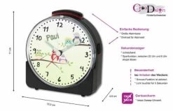 CreaDesign Kinder Funkwecker Weiß Personalisiert Mit Namen Eule -Audio Rabatte 28901794 05
