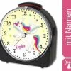 CreaDesign Kinder Funkwecker Weiß Personalisiert Mit Namen Einhorn -Audio Rabatte 28901810 01