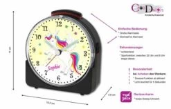 CreaDesign Kinder Funkwecker Weiß Personalisiert Mit Namen Einhorn -Audio Rabatte 28901810 02