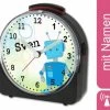 CreaDesign Kinder Funkwecker Weiß Personalisiert Mit Namen Roboter Blau -Audio Rabatte 28901844 01