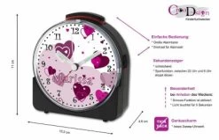 CreaDesign Kinder Funkwecker Weiß Personalisiert Mit Namen Herz -Audio Rabatte 28901936 05