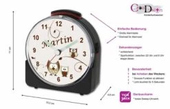 CreaDesign Kinder Funkwecker Weiß Personalisiert Mit Namen Eule -Audio Rabatte 28901944 02