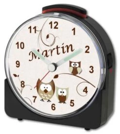 CreaDesign Kinder Funkwecker Weiß Personalisiert Mit Namen Eule -Audio Rabatte 28901944 04