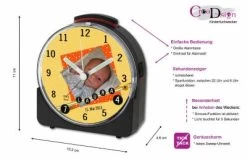 CreaDesign Kinder Funkwecker Weiß Personalisiert Mit Namen Scrapbooking -Audio Rabatte 28901950 05