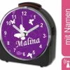 CreaDesign Kinder Funkwecker Weiß Personalisiert Mit Namen Schmetterling -Audio Rabatte 28902008 01