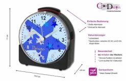 CreaDesign Kinder Funkwecker Weiß Personalisiert Mit Namen Sterne -Audio Rabatte 28902074 05