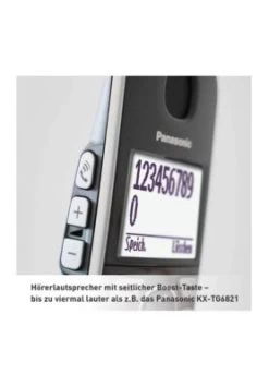 Panasonic KX-TGE522GS Schnurlostelefon -Audio Rabatte 29027176 05