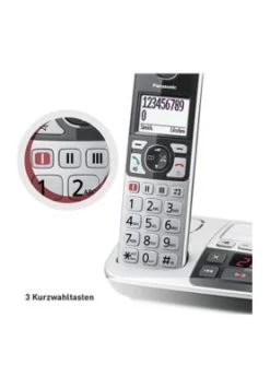 Panasonic KX-TGE522GS Schnurlostelefon -Audio Rabatte 29027176 06
