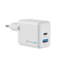 Xlayer Charger Powercharger 38W USB-C SchnellladegerĂ€t Dual Power Delivery Schnellladen FĂŒr IPad IPhone 14 13 Mini 13 Pro Max 12 11 SE XS, Android GerĂ€te