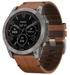 Garmin Fenix 7X Saphir Solar Titan Smartwatch Schiefergrau Smartwatches
