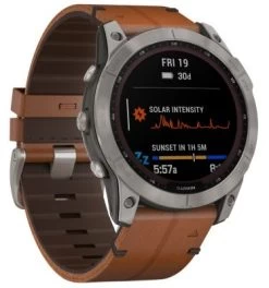 Garmin Fenix 7X Saphir Solar Titan Smartwatch Schiefergrau Smartwatches -Audio Rabatte 29809037 06