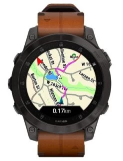 Garmin Epix Saphir Titan Smartwatch Schwarz/Carbongrau Smartwatches -Audio Rabatte 29809047 04