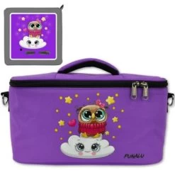 PUNALU Tasche Für Toniebox Inkl. Schutzfolie Passend Für Toniebox, Platz Für 30 Tonies, Ladegerät Und Kopfhörer, Set Toniebox Tasche + Toniebox Aufkleber