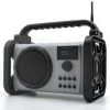 Soundmaster DAB80SG Baustellenradio Mit DAB+ UKW Bluetooth Und Li-Ion Akku IP44 Staub- Und Spritzwassergeschützt
