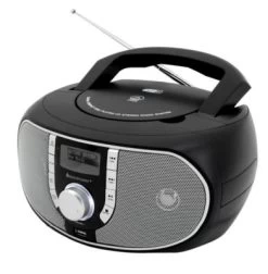 Soundmaster SCD1700SW Tragbarer Radiorecorder Digitalradio Boombox DAB+ UKW-PLL Radio CD-Player USB MP3 Hörbuchfunktion -Audio Rabatte 30119703 02