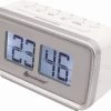 Soundmaster UR105WE Retro Radiowecker Uhrenradio Dualalarm LCD Display Sleeptimer