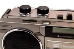 Soundmaster SRR70TI Retro Radiokassettenrekorder Mit DAB+ USB SD Und Bluetooth -Audio Rabatte 30119775 03