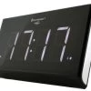 Soundmaster UR8400 Jumbo-LED-Alarm UKW-PLL Uhrenradio Mit 2 Weckzeiten Und Dimmbaren Display -Audio Rabatte 30119787 01