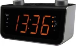 Soundmaster FUR5005 UKW PLL-Uhrenradio Funkwecker Radiowecker Wecker Dual-Alarm Dimmbares Jumbo Display