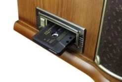 Soundmaster NR546BR Nostalgie Stereo DAB+/UKW Digitalradio Mit Plattenspieler Inkl Audio Technica Magnettonabnehmersystem, CD/MP3, USB, Kassette, Bluetooth Und Encoding -Audio Rabatte 30119797 05